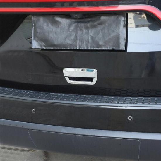 Car Rear Trunk Door Handle Cover Trim For Dodge Durango 14-24 Accessories Chrome