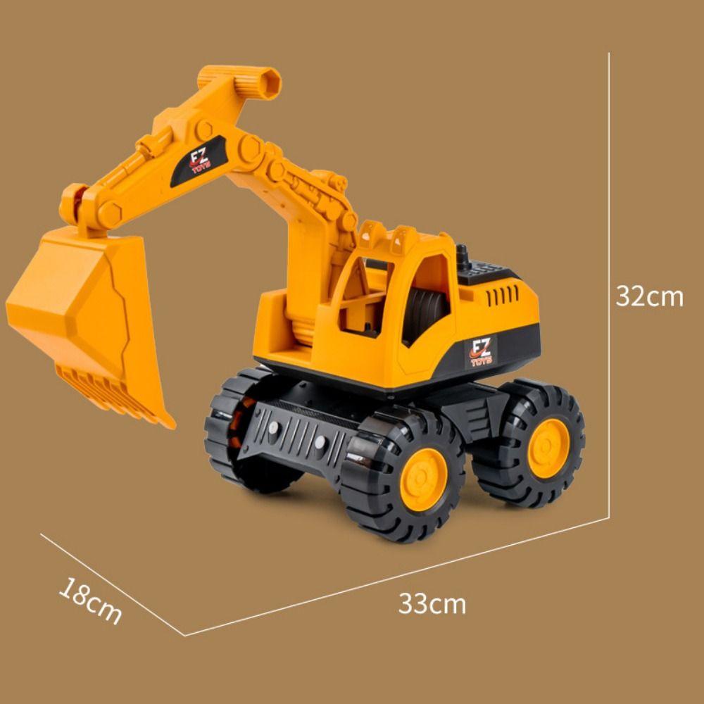 Kids Childrens Toys Toys Inertial Sliding Digger Plastic Forklift Inertia Vehicles Small Excavator 3 Styles Construction Excavator