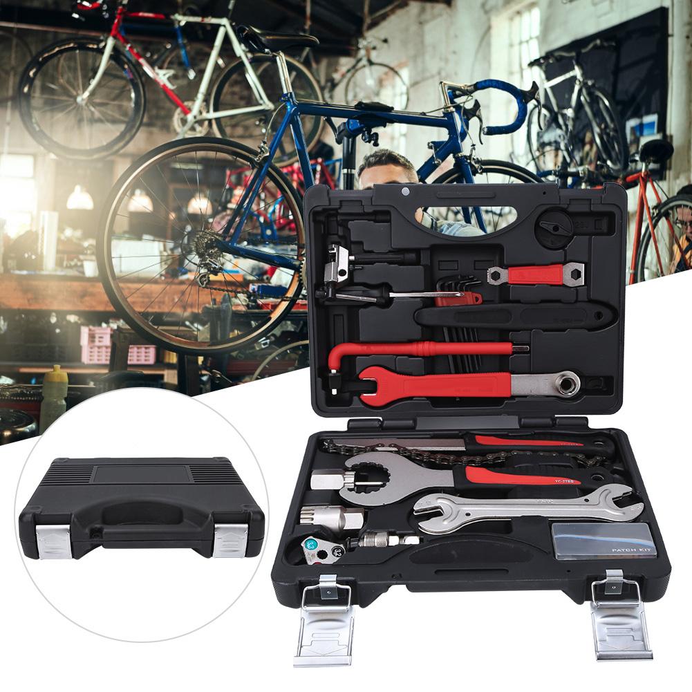 Multifunctional Bicycle Repair Tool Kit Chain Ring Nut Wrench Mountain Bike Repairing Tool Set