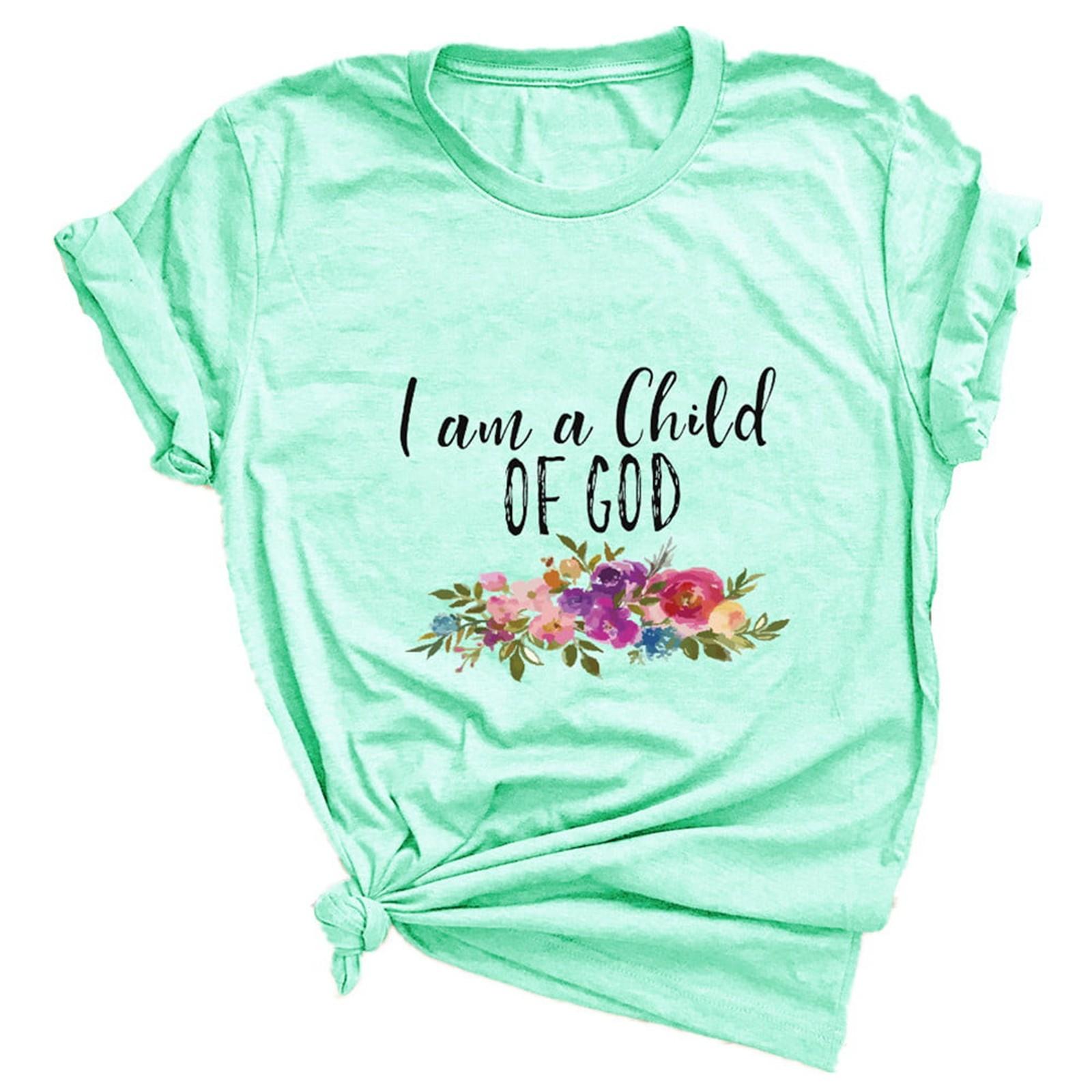 

Женский топ с круглым вырезом и короткими рукавами, свободный повседневный топ с принтом, свободный топ L