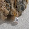 S925 Sterling Silver Natural Baroque Pearl Necklace Women'S Niche French Premium Clavicle Chain