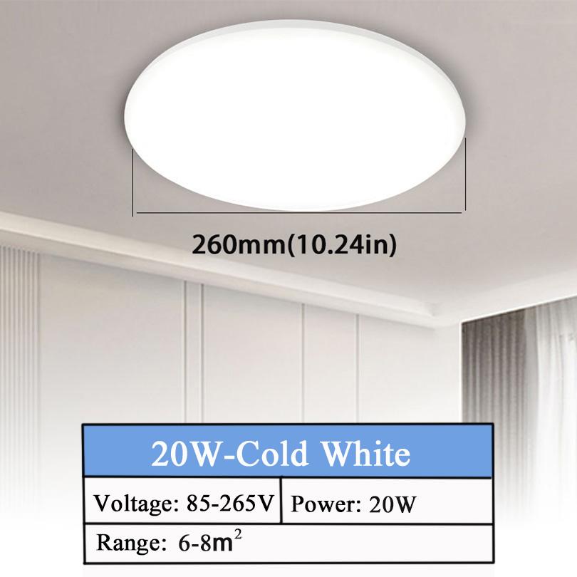 

220V Circular LED Ceiling Lamp 20W 30W 40W 42W Modern Home Decoration Ceiling Lamp Is Suitable For Indoor Living Room Lighting Cold White