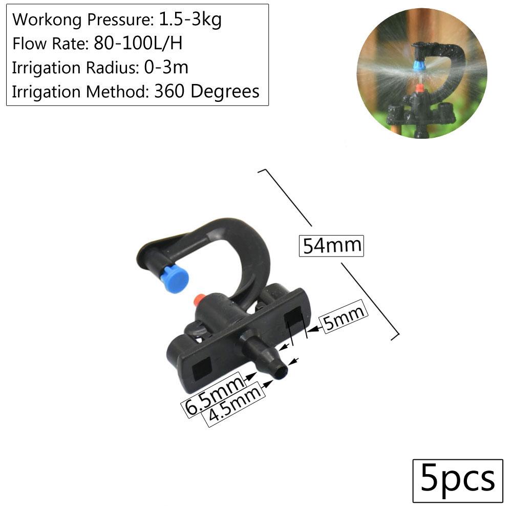 G-Type 180 360 Degree Rotating Micro Sprinkler Hanging Mist Nozzle For Garden Greenhouse Farm