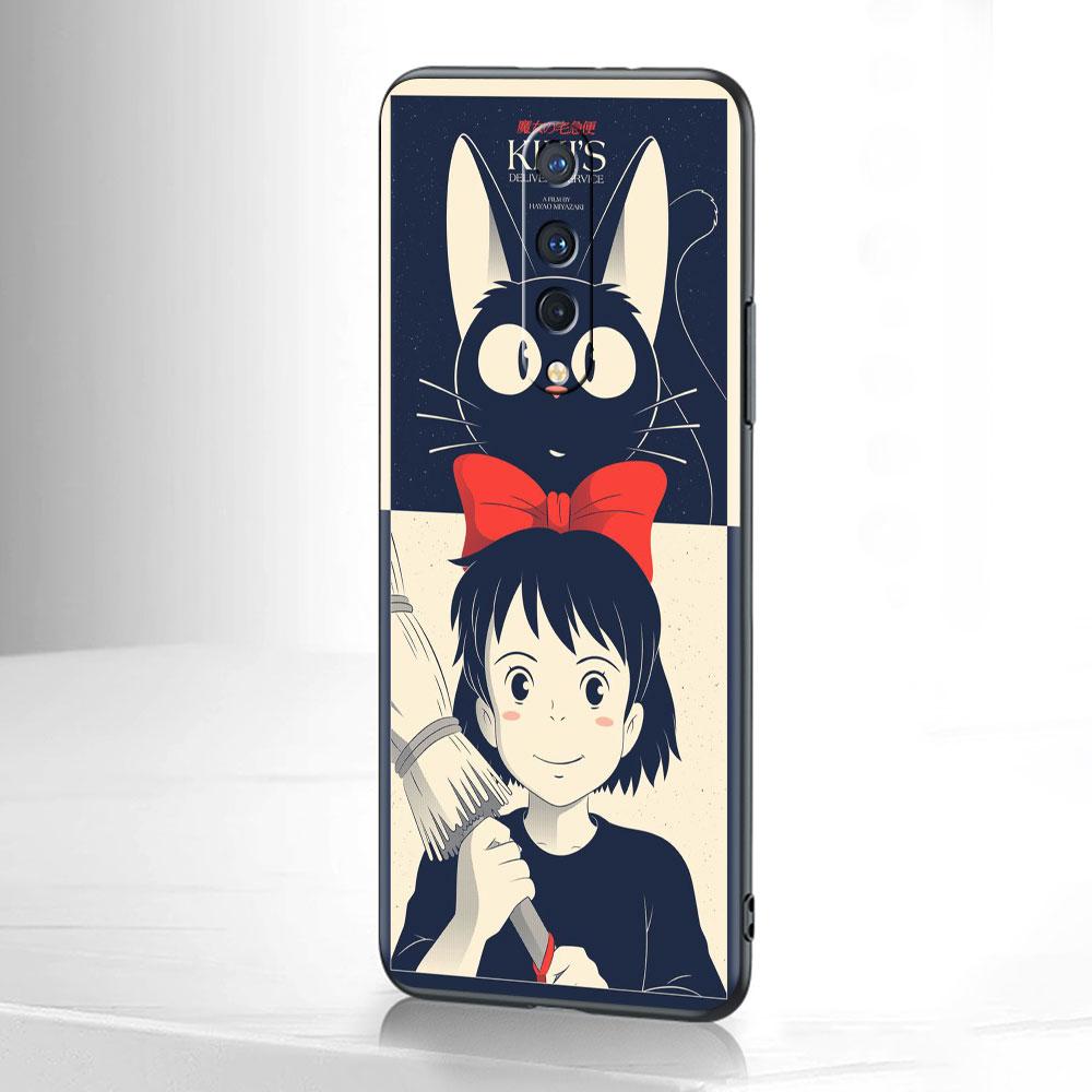 Custodia Antiurto Per OnePlus 8T 7 8 Pro 9 Nord Z 7T N10 2 N100 N200 CE 9R 5G Nera Morbida Cover per Telefono Guscio Anime Giapponese Tototro Cas