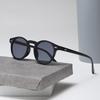 Trendy Green Retro Sunglasses Small Frame Unisex Fashion Rice Nail Sun Glasses for Women Men