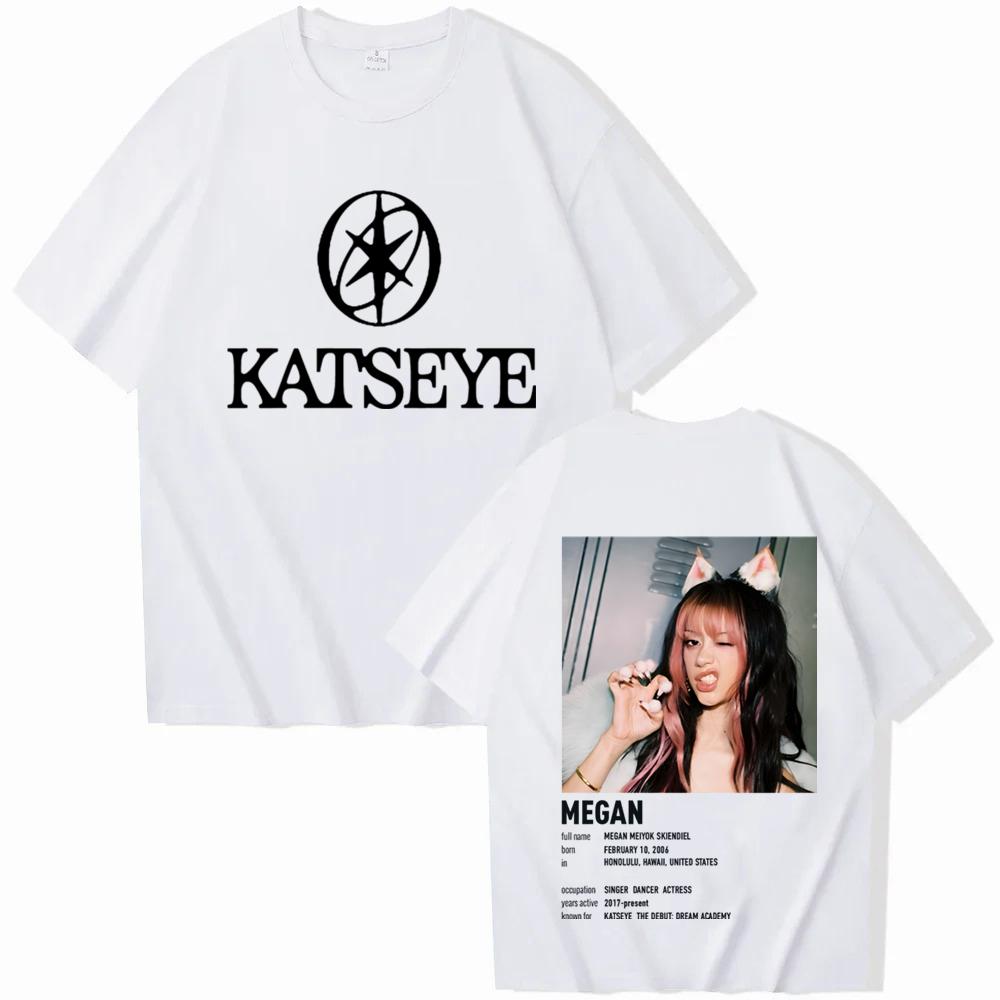 Fashion Katseye Chaos Graphic Tshirt Women Unisex Short Sleeve Tee Kpop Band Gril Group KATSEYE Printed Tshirt Clothing