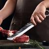 Stainless Steel Meat Cleaver Kitchen Household Boning Knife Hand Forged Hammer Pattern Slicing Knife Fish Knife Barbecue Knife