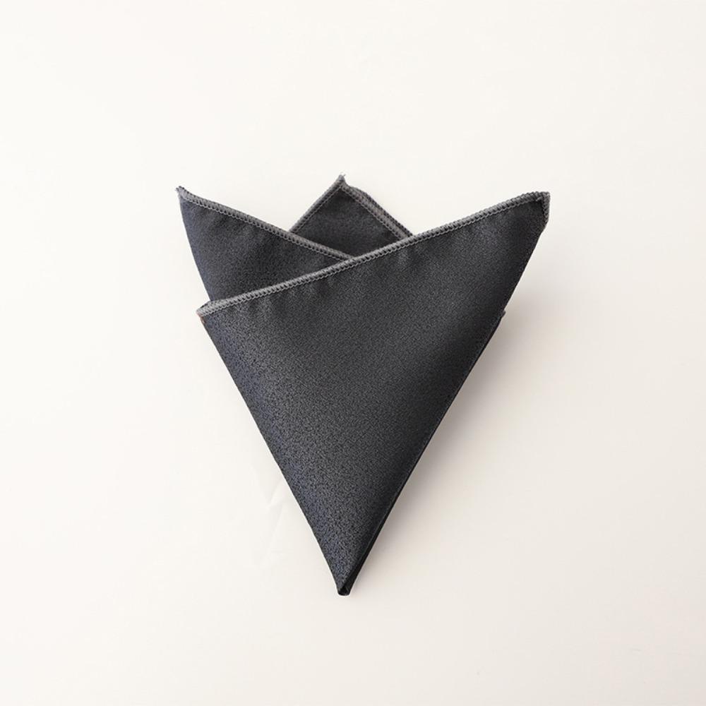 Polyester Men Handkerchief Solid Color Wedding Shirt Accessory Elegant Mens Pocket Square  For Men
