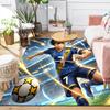 1pc Soccer Star Action Rug, Office Carpet Indoor Outdoor Entrance Doormat, Non-Slip Soft And Comfortable, Living Room. Q714075