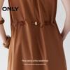 ONLY 2025 Autumn Elegant Beaded Belt Sleeveless Midi Dress