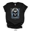 Gothic Cathedral Skull Bella Canvas Tee | Dark Baroque Art Shirt | Gothic Gift