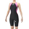 [WA Approved] arena Competitive Swimsuit for Race Girls Junior [AQUA RACING] R140 Size Swimming ECO Swimwear and Strap for Beginners Water Repellent