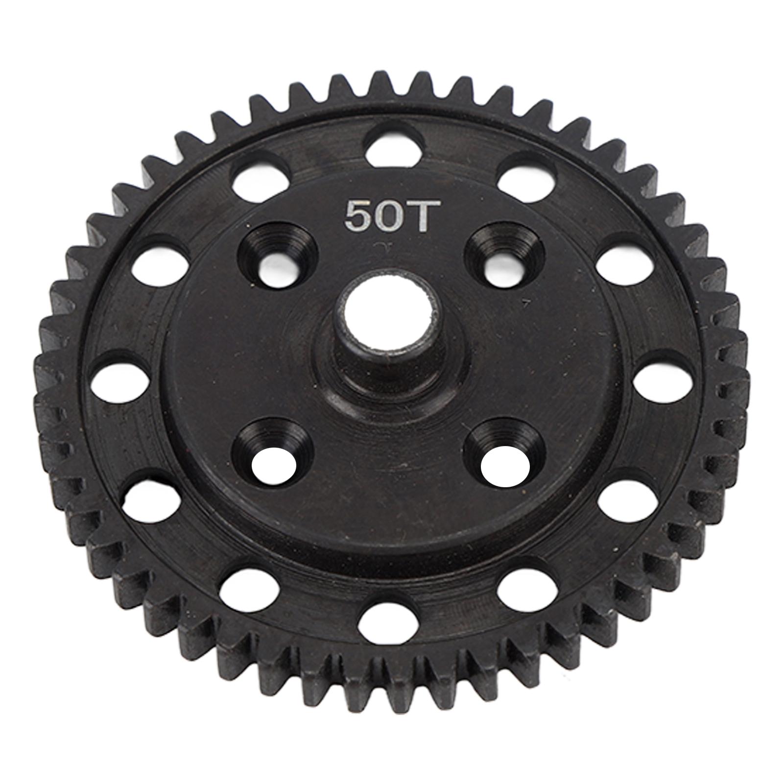 

Main Spur Gear Black Steel Upgrade 50T Diff Gear for ARRMA Kraton 1/8 Remote Control Car