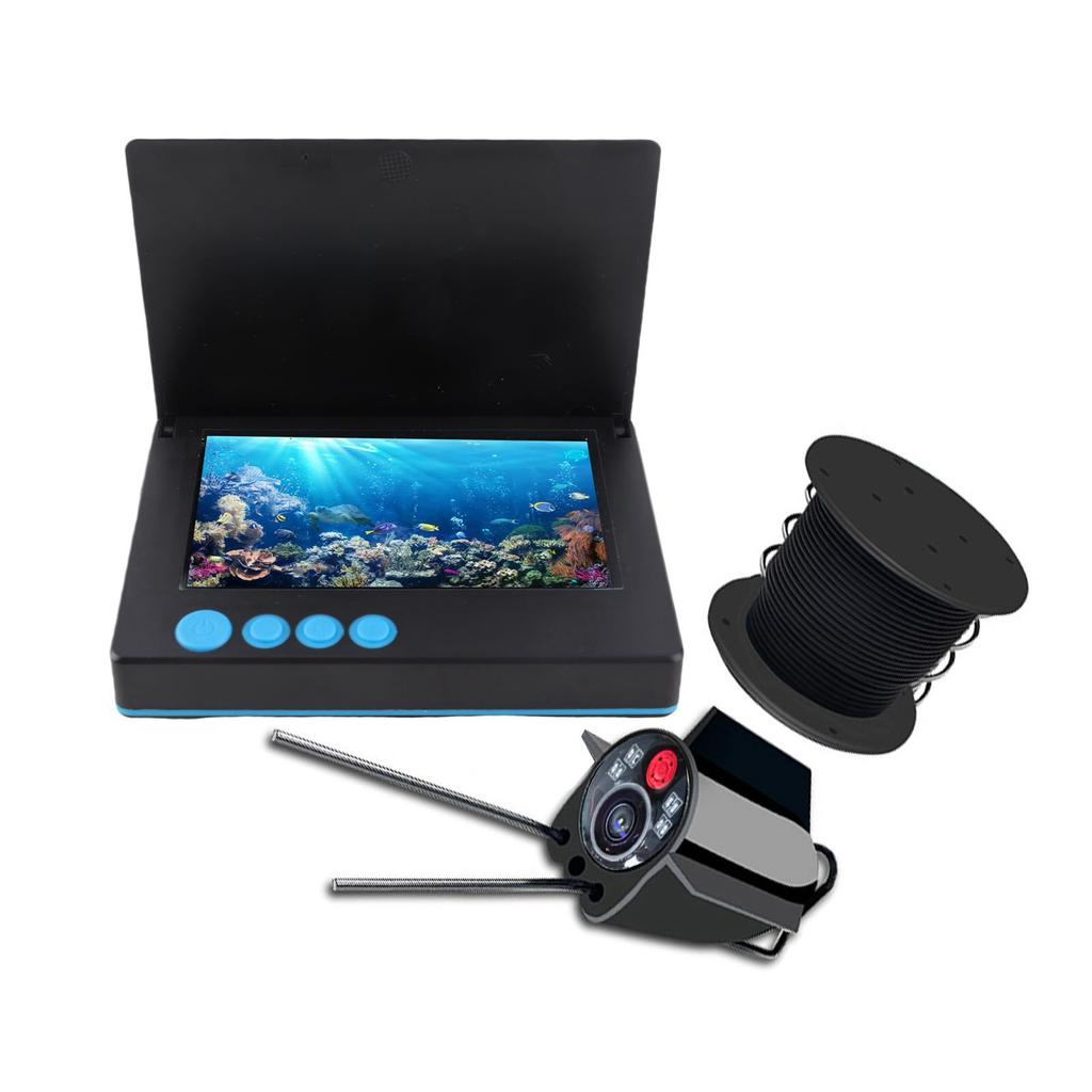 Underwater Fish Finder 4.3" IPS Screen Night Vision 220° Wide Angle 500W Pixel High Clear Camera for