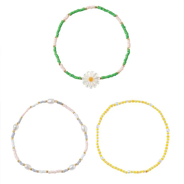 LIKE DAISY CHAIN BRACELET SET_GR
