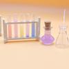 1:12 Dollhouse Laboratory Tool Set Dollhouse Mini Test Tube Rack Dropper Measure Cup Model DIY Dolls House School Scene Toys