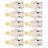 10Pcs RF Coaxial Adapter Cable Connector SMA Female To BNC Male Instrument Conversion Kit