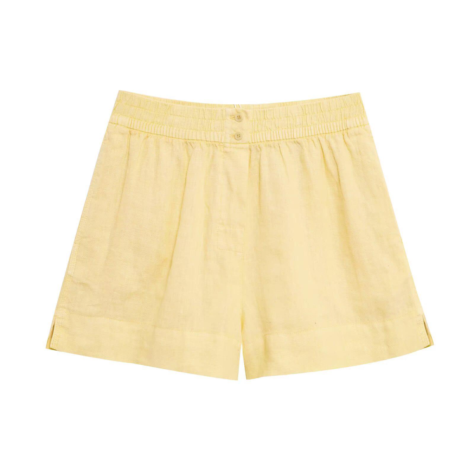 

Весна 2025 Женский повседневный костюм в европейском и американском стиле: пиджак и шорты средней посадки Small