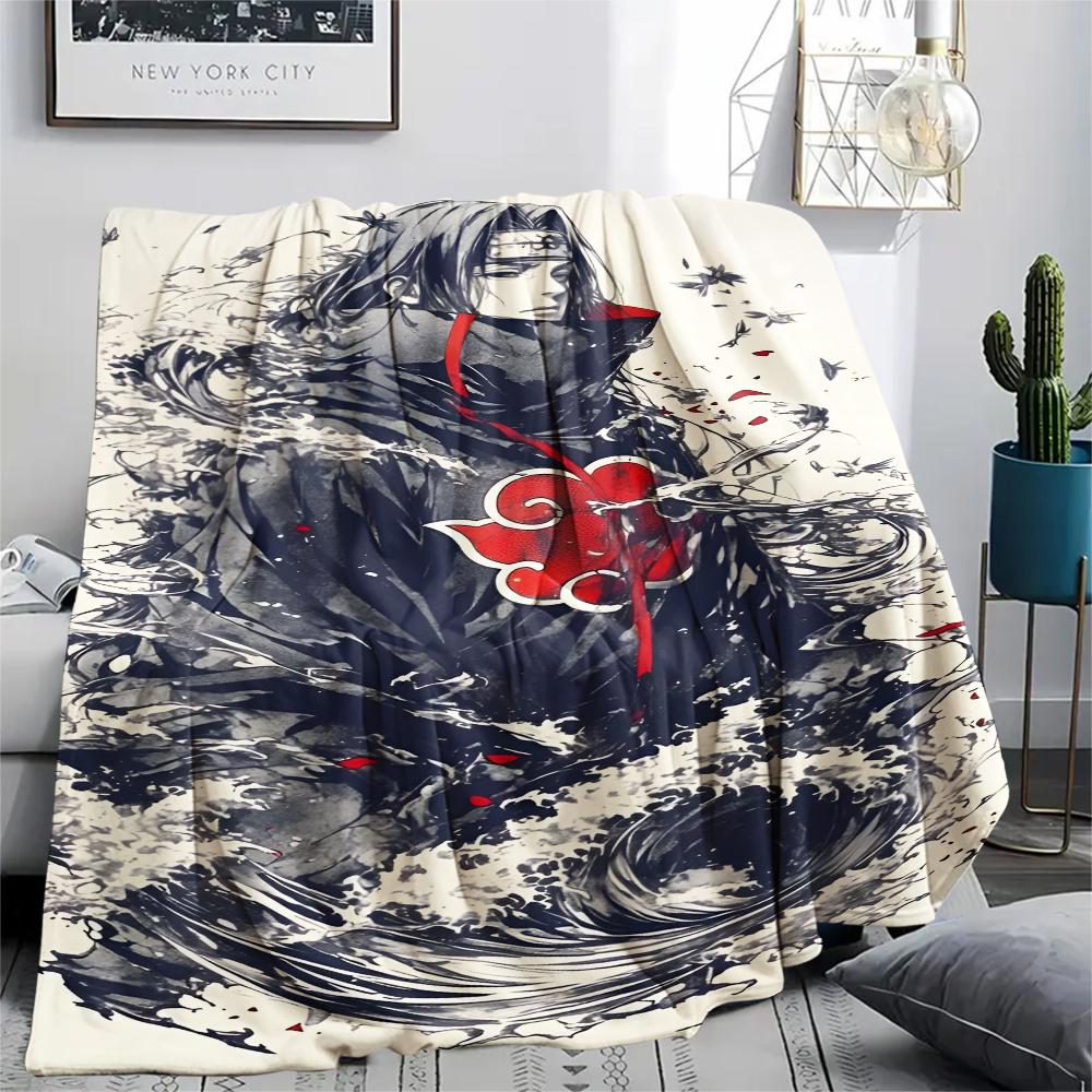 1Pc Cartoon Print Flannel Blanket, High Quality Comfortable for All Seasons, Home Decor, Warmth and Comfort, Perfect for Christmas Birthday Gift