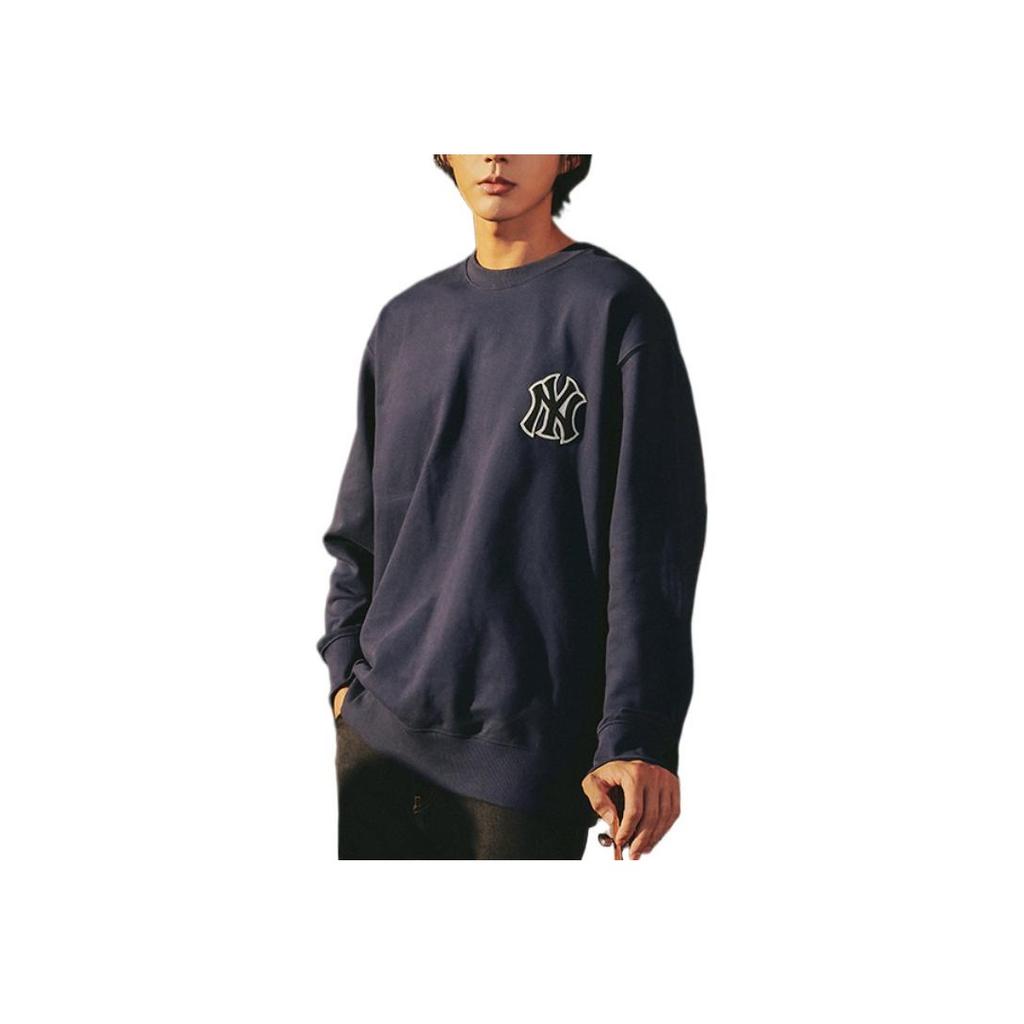 New MLB Sweatshirts Unisex Dark Marine Blue 3AMTI0126-1