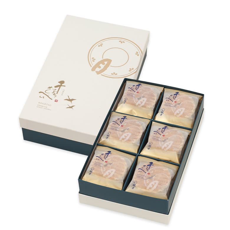 Kozuki Premium dárek Senju Senbei Nový dárek Zimní dárek Kjótské japonské sladkosti Kjótské sladkosti Kjótské sladkosti Japonské sladkosti Nabídka dárkových suvenýrů Gift Home