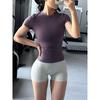 Hourglass Slim Waist Running Training Sports T-shirt