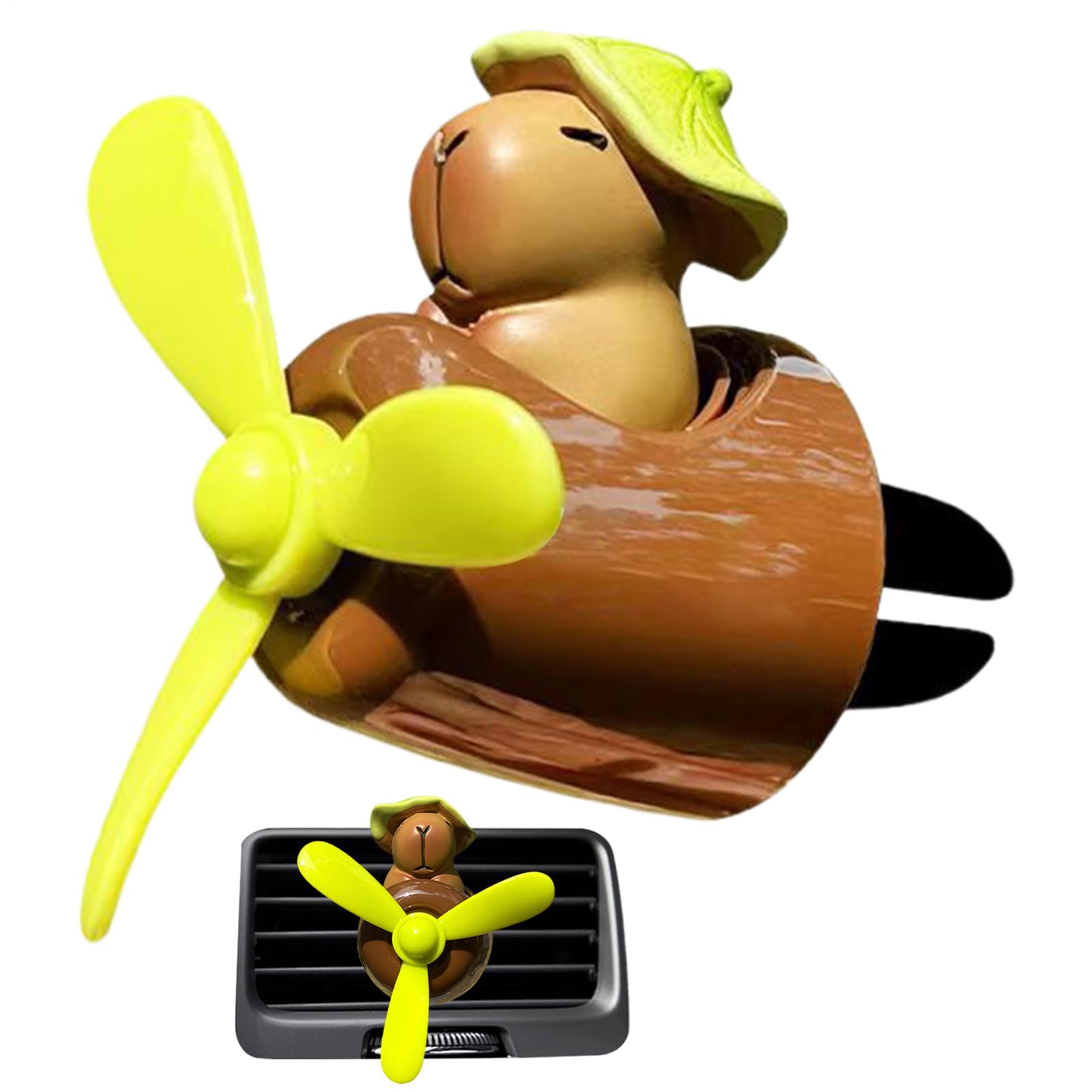 Car Air Freshener Car Scents Air Purifier - Capybara Pilot One Size