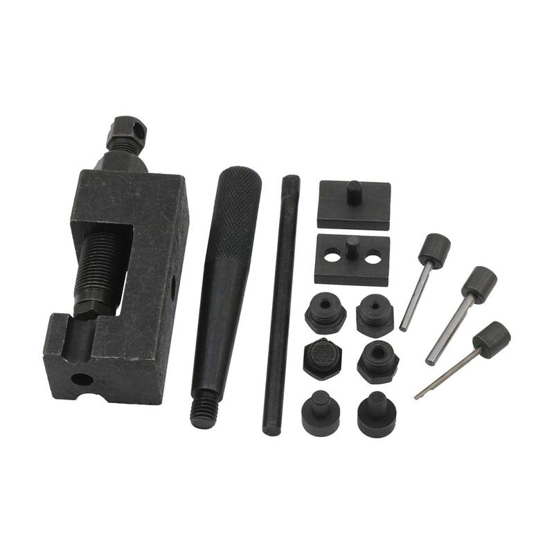 Motorcycle Chain Breaker Bike Chain Riveting Tool 6 Pins Cutter Riveter For 415/420/428/520/525/530/630