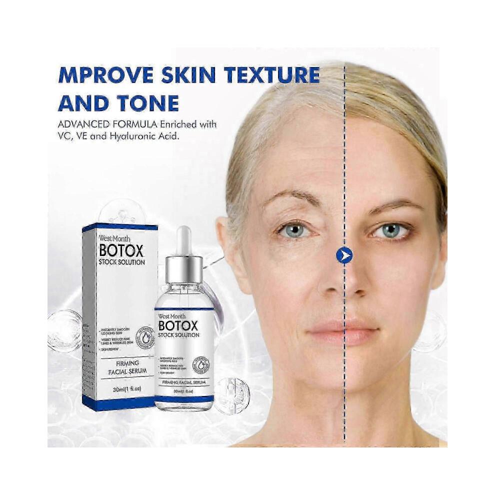 Btx Základní roztok Pleťové sérum, Btx Sérum na obličej, Sérum proti stárnutí pro redukci jemných linek, vrásek, pro plnější pleť 30ml