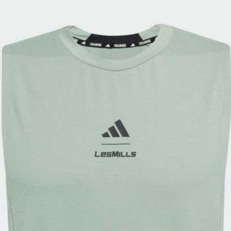 Adidas Les Mills Skin-Friendly Breathable Lightweight Comfortable Tank Top Men Tops Green JJ1437