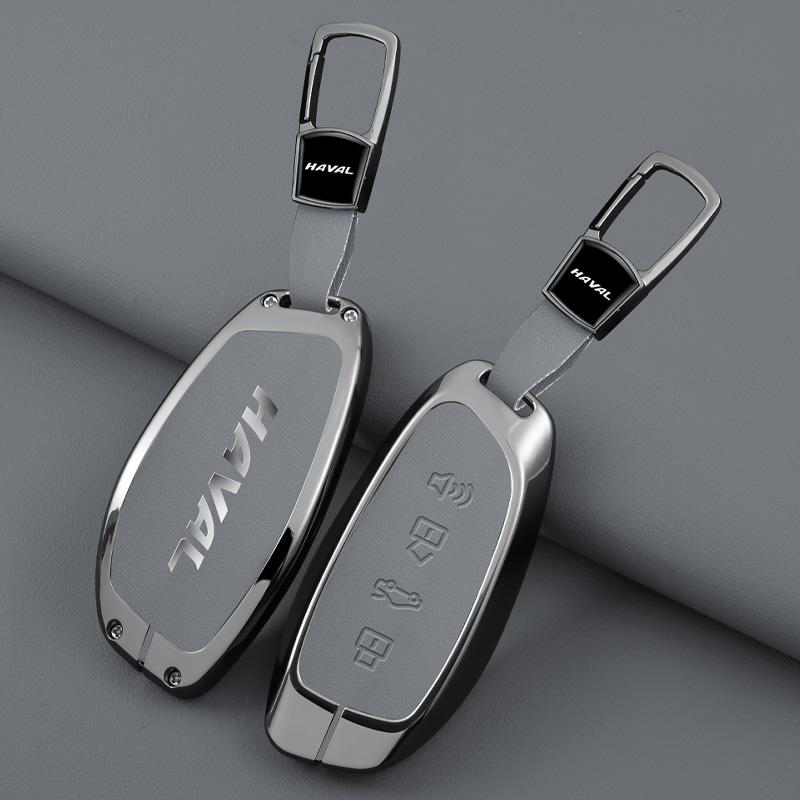 Auto Key Fob Cover Case Housing Remote Fit For Haval Series H6 Series H7 Series H4 Series H9 Series F5 Series F7 Series H2S Series F7X New Goatskin