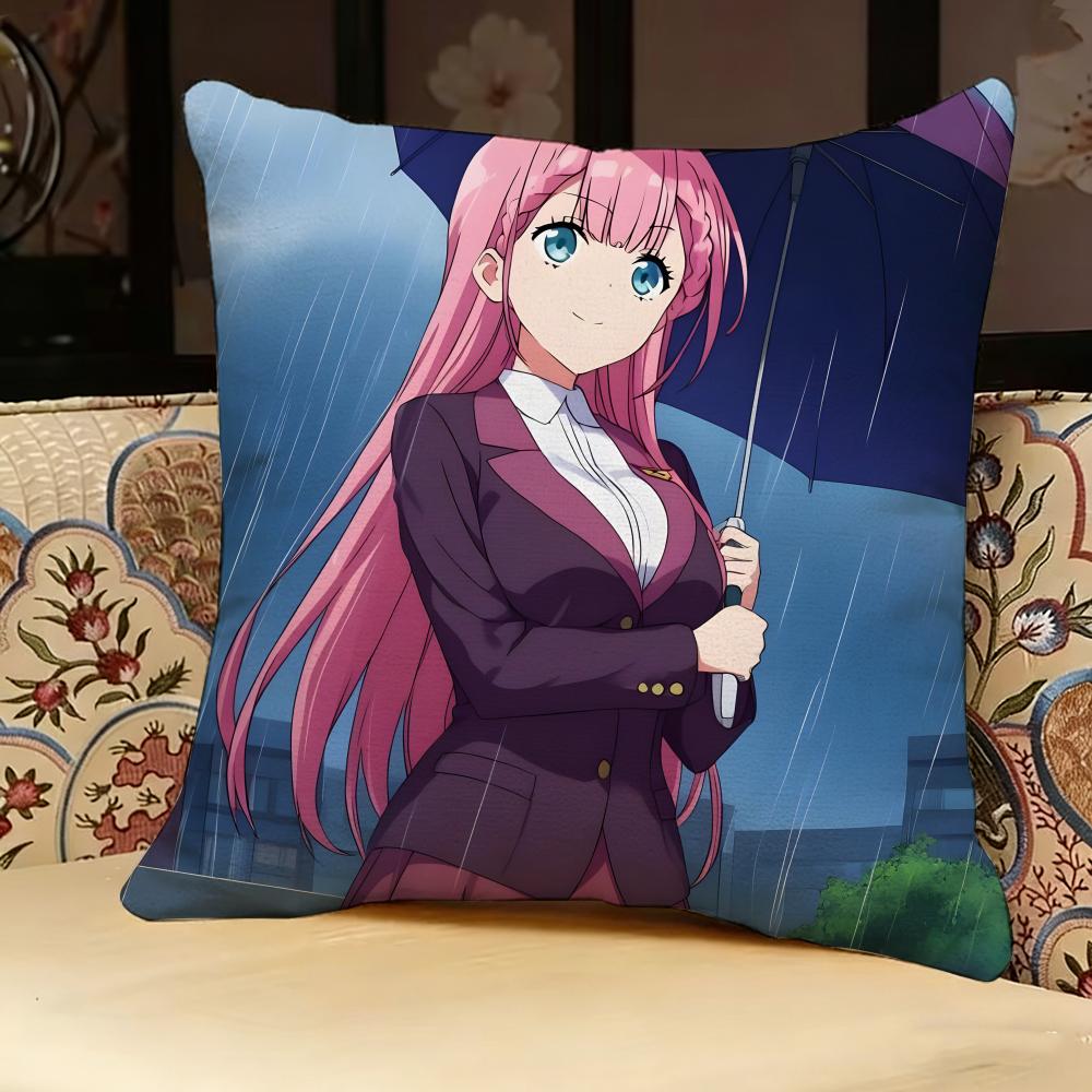 We NNever Learn ANIME Pillow Case Pillowcase Doublesided Printed Sofa Cushion Bedroom Headboard Pillow