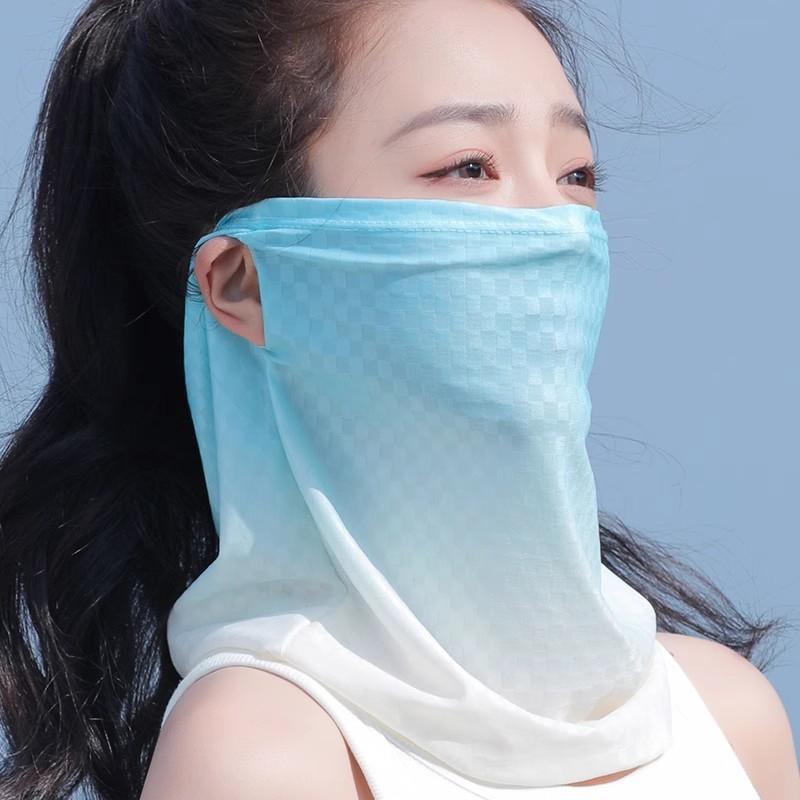 Outdoor Radsport Sonnenschutzmaske Nackenschutz Atmungsaktiv UV-Schutz Augenwinkel-Schutz Integriertes Design für den Sommer