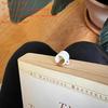 1/2pc Faux Leather Coffee Cup Bookmark – Durable, Feather-Resistant, No Power, Great for Book Lovers & Gifting