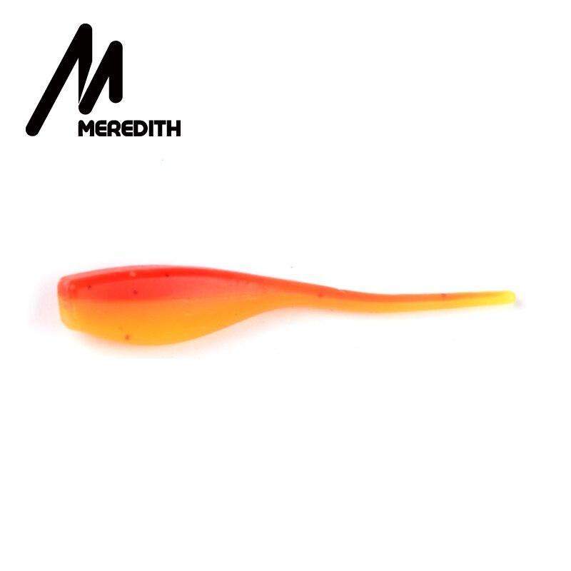 MEREDITH Fishing Lures 50pcs 5cm 1g  STINGER SHAD SOFT BAIT SOFT PLASTIC LURES PREDATOR PIKE JXSQ01-05