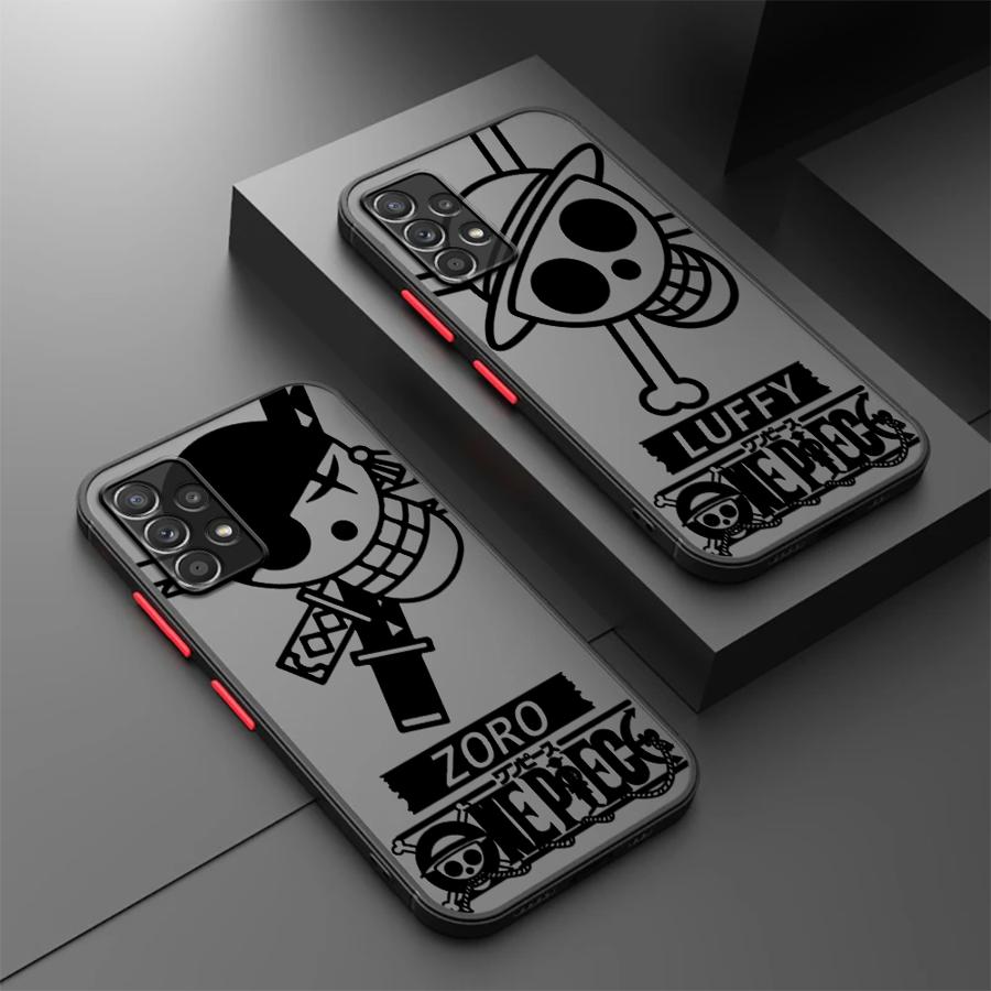 Anime Ones Pieces Luffy Case for Samsung Galaxy A05 A06 A12 A30 A15 A16 Note 20 Ultra 10+ 9 8 A13 A14 A70 A50 Back Phone Cover