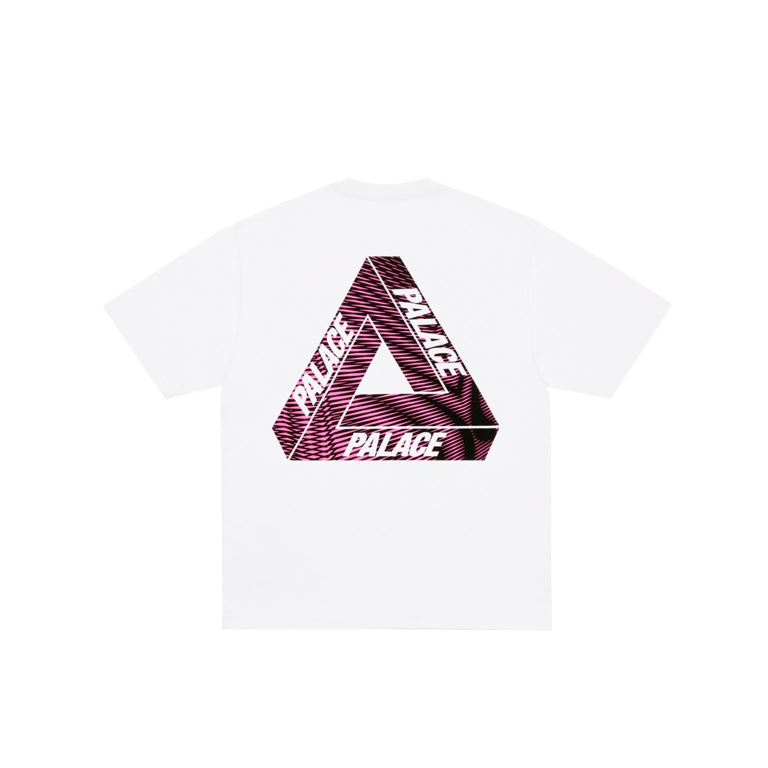 

Palace Ss25 Tri-Vex T-Shirt Classic Large Triangle 3D Logo Print Comfortable Short Sleeve T-Shirt Unisex T-Shirts P28TS051 M