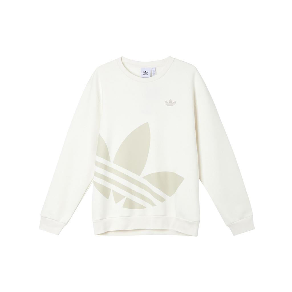 Adidas Originals Classic Series Sports Casual Crewneck Sweatshirt Unisex Sweatshirt White JL8384