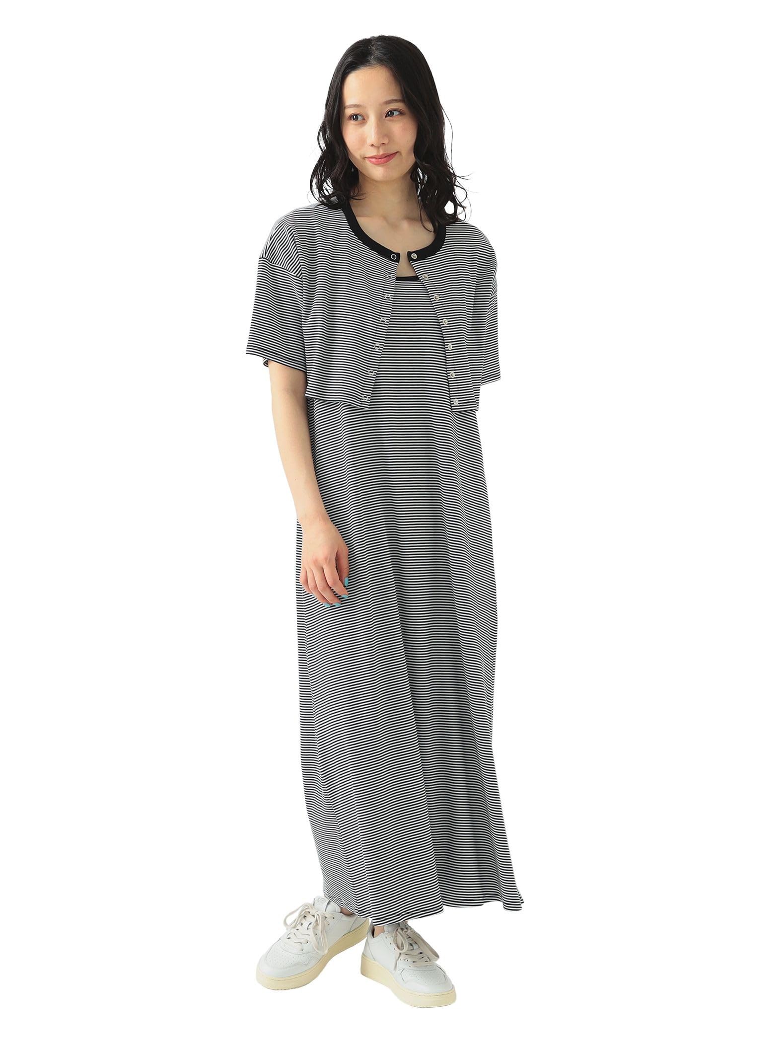 

Life Store by dress cardigan x dress BLACK S [Beaming Beams] One-piece Multi-way one-piece (S-M) Women s чорний