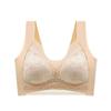 Ice Silk Seamless Bra: Women's All-in-One Gathered Sports Vest for Summer