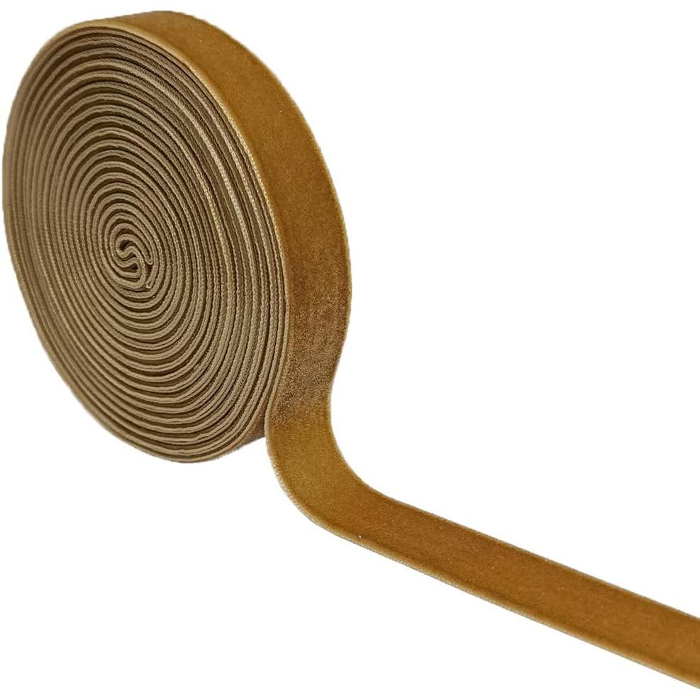 10 Yards Single-Sided Plush Tape Velvet Ribbon DlY Lace Decoration Hair Accessory Material