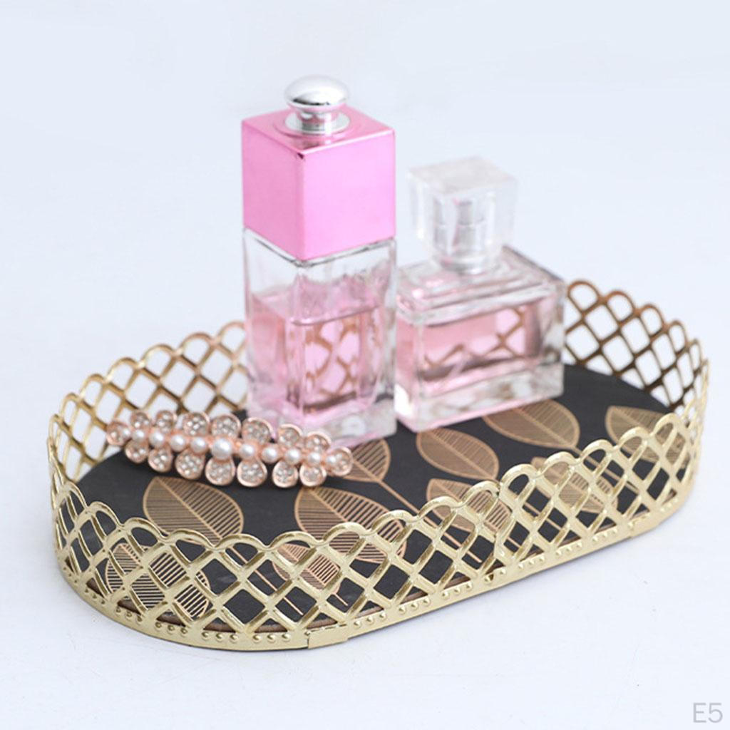 Creative Storage Tray Birthday Gifts Cosmetic Box Makeup Display Plate for Bedroom Home