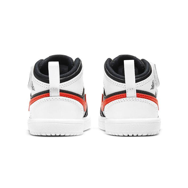 Jordan Air  1 Mid Alt Black And White Panda Non-Slip Shock Absorbing Durable Lightweight Mid-Top Walking Shoes Baby Shoes AR6352-075