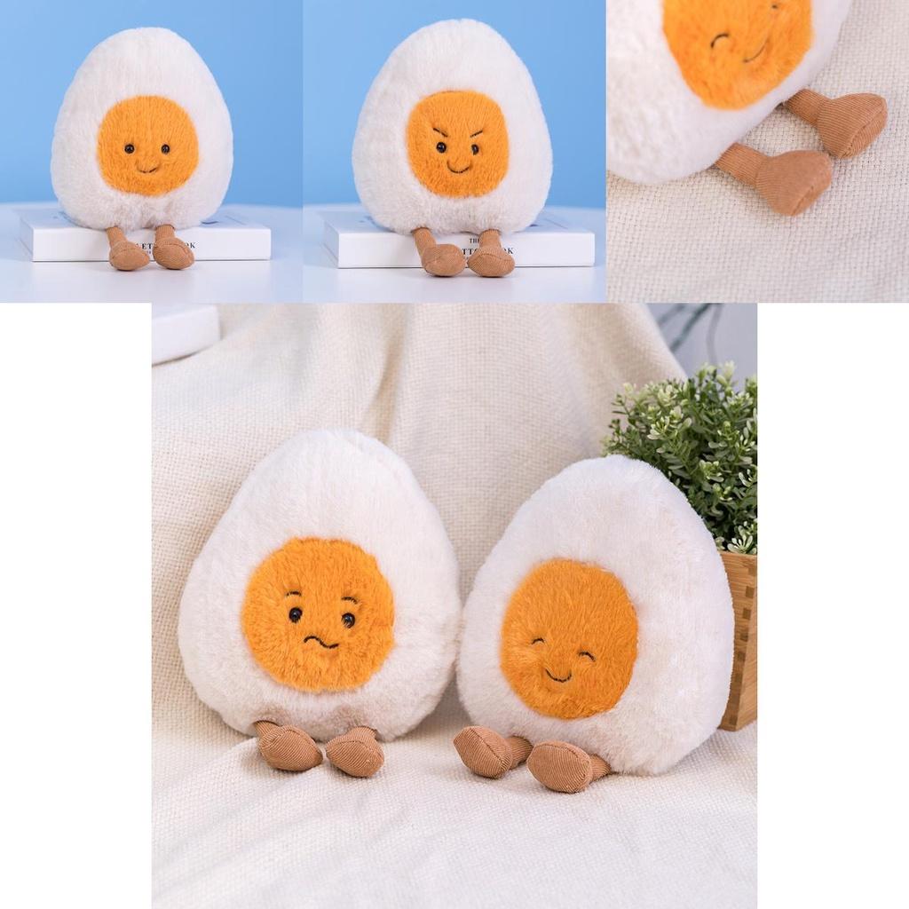 Cute Boiled Egg Plush Toy Egg Family Dolls For Fun And Comfort
