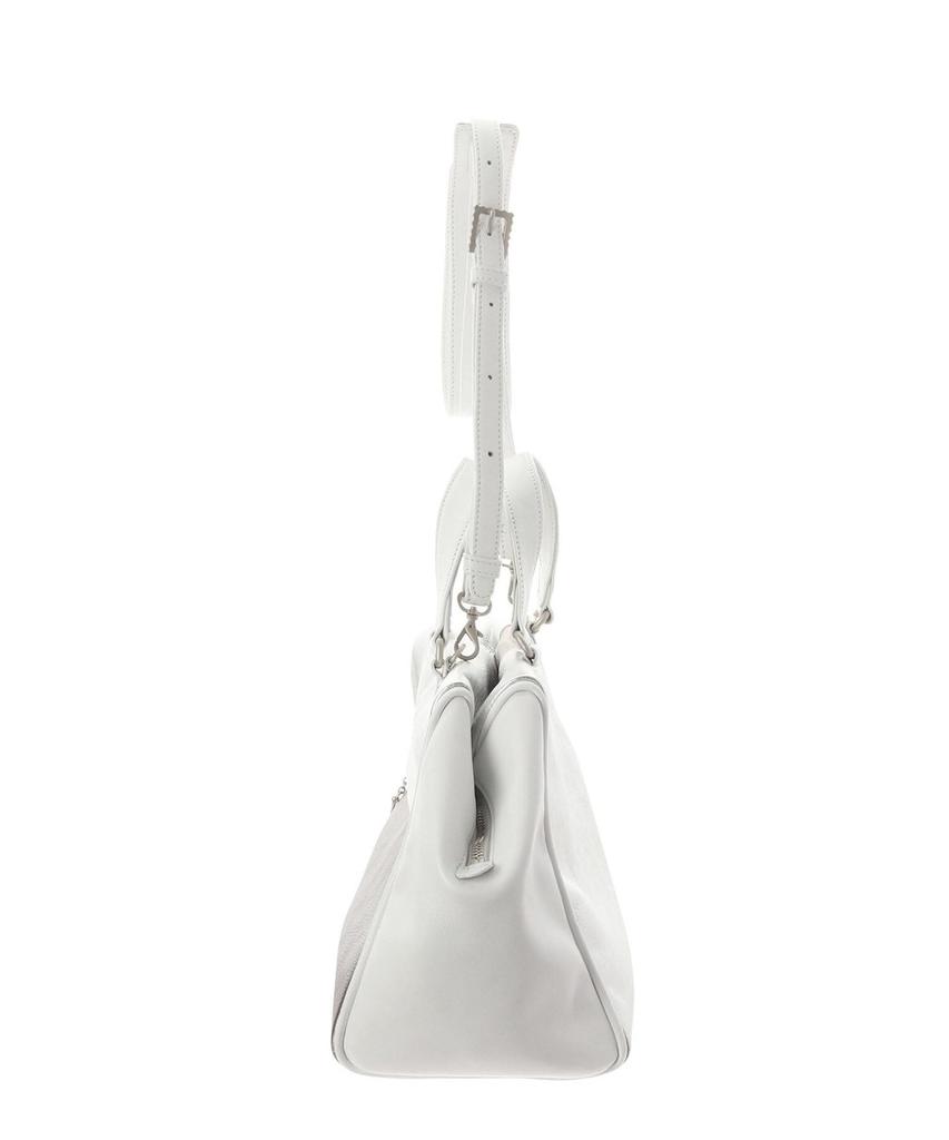 Hiroko Hayashi FOGLIO Silver 00 2-Way Handbag, 70921383, Women's, (606) (FREE)