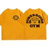 Powerhouse Gym Graphic T-shirt Men Women Clothes Funny Oversized Short Sleeve Tee Shirts Harajuku Geek Fitness Vintage T Shirt