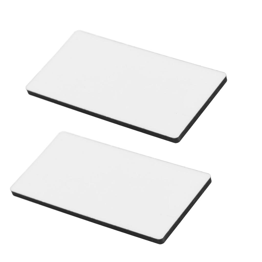 16 szt. Puste identyfikatory imienne do samodzielnego wykonania, materiał MDF, zaokrąglone rogi, kompaktowe, przenośne, niestandardowe plakietki imienne