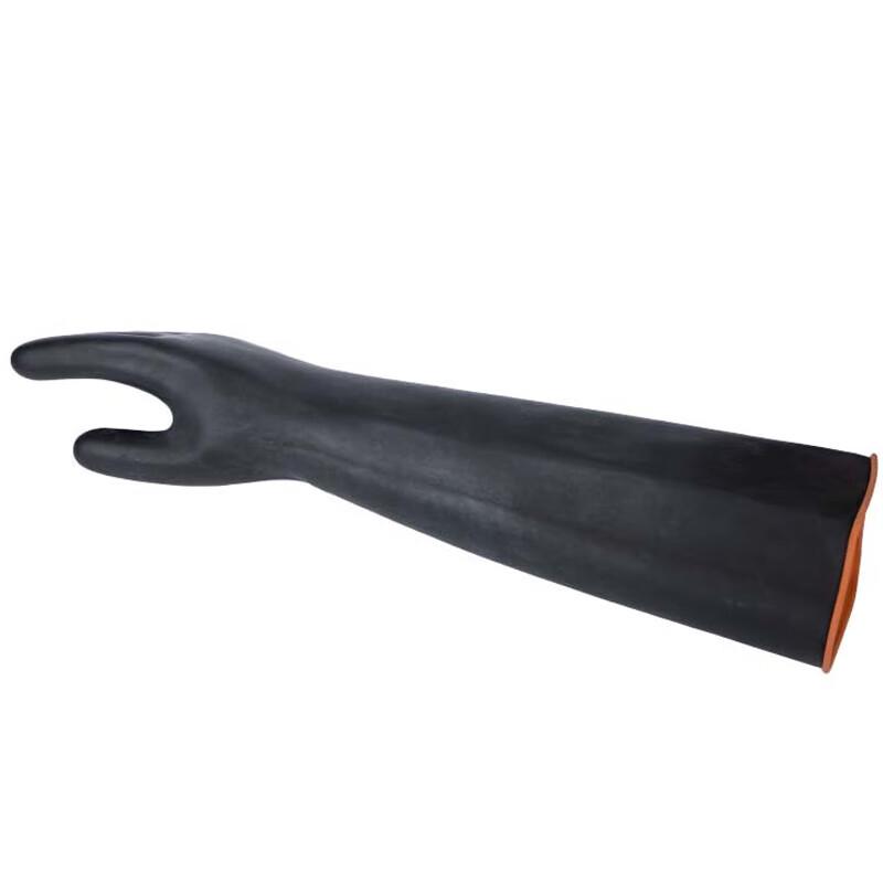 Wulishan Thickened Industrial Acid & Alkali Resistant Latex Gloves