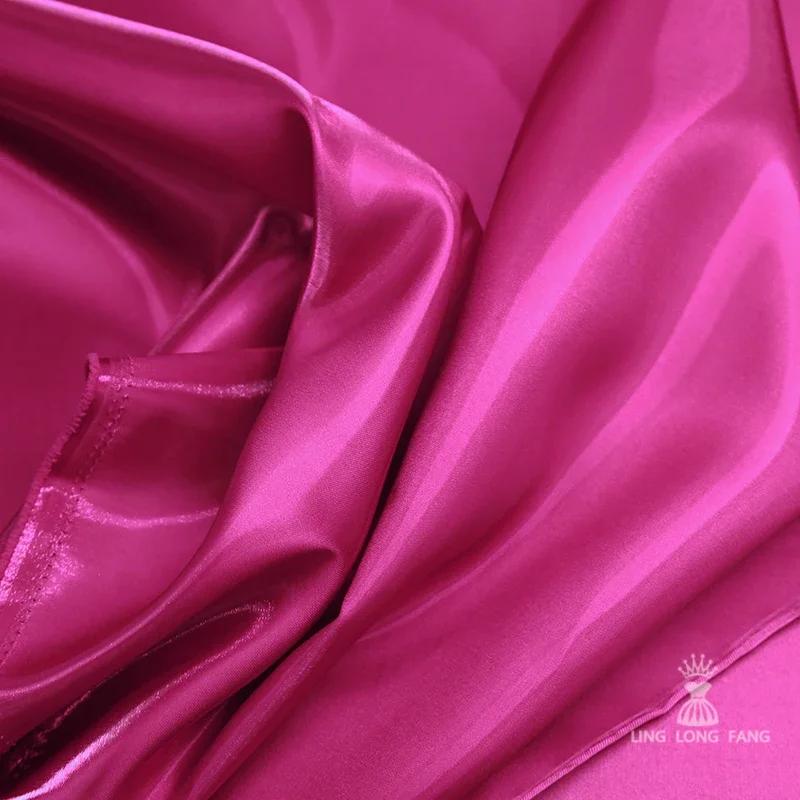 100x150 ס"מ רקע משי פילגש שיפוע חתונה שמלת Hanfu בד פנטזיה נוצץ זכוכית משי סאטן מפת שולחן