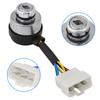 6 Wire Ignition Start Key Switch For 2.5-6.5KW 188F Gas Generator 6 Wire Ignition Key Switch Ignition Start Key Switch